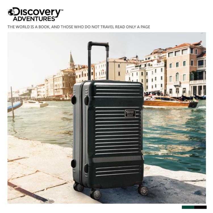 免運!【Discovery Adventures】運動款PLUS+工具箱28吋拉鍊行李箱-墨綠 42.5*37*77.3(cm)(含輪子 ) (5個,每個3736.2元)