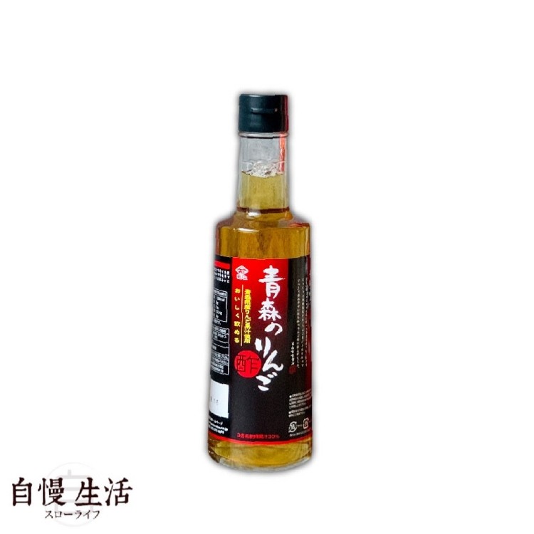 免運!自慢生活 【日本石山】青森蘋果醋 300ml 300ml (4瓶,每瓶411.5元)