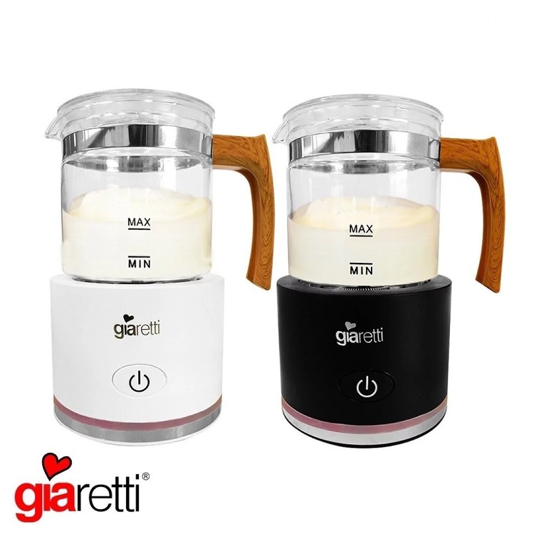 【義大利Giaretti 珈樂堤】全自動冷熱奶泡機 黑色/白色 GL-9121