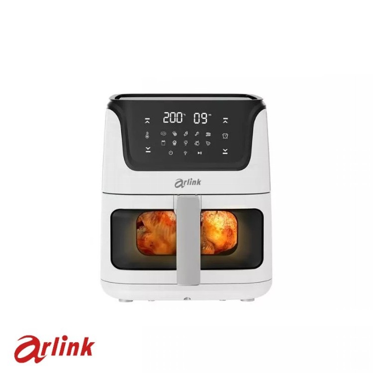 【Arlink】黑白大廚 液晶觸控 6L透視氣炸鍋 智能家電 多功能氣炸鍋 AF-808