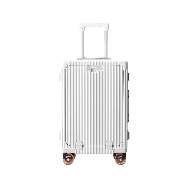 Arlink 20吋 多功能前開式 硬殼防刮鋁框行李箱 水晶直排輪款-加碼贈原廠配件(送完為止)