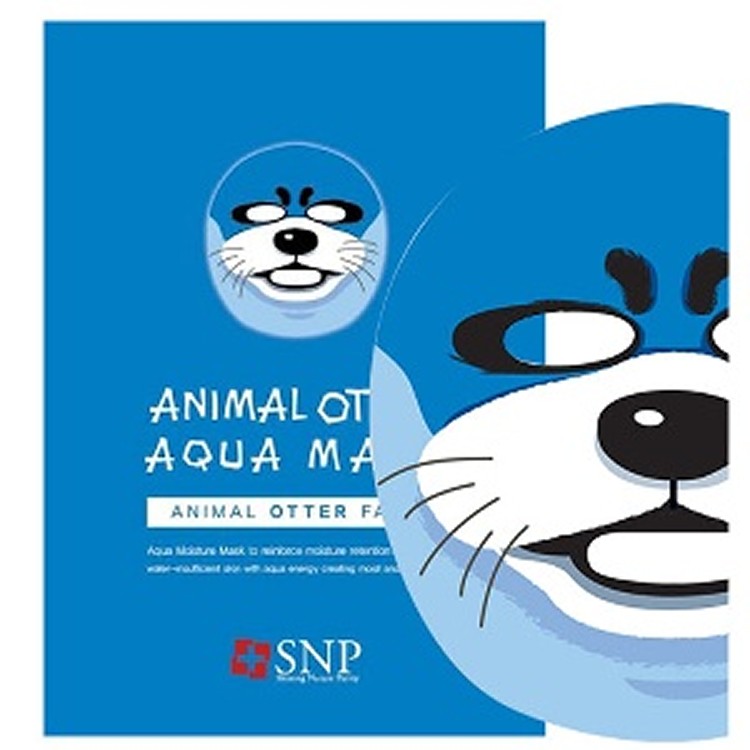 SNP動物大會水獺保濕面膜(10入/盒