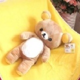 日本原單 拉拉熊公仔絨毛娃娃 抱枕 保暖毯子 新品上市/ 小資女孩向前衝 同款喔~ 特價：$720