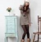 3203-3羅の紋造型褲襪--咖啡