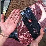 32盎司超大安格斯沙朗牛排/2入 史上最大32盎司美國安格斯黑牛沙朗牛排(約1kg)