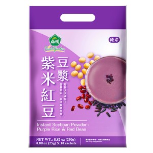 薌園 紫米紅豆豆漿粉(25g x10入)/袋