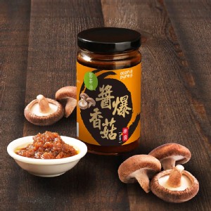 連淨 苦茶油醬爆香菇拌醬 210g/瓶(全素)