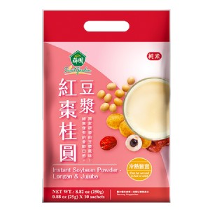薌園 紅棗桂圓豆漿粉(25g x10入)/袋
