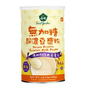 薌園 無加糖超濃豆漿粉 400g/罐