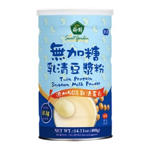 薌園 無加糖乳清豆漿粉 400g/罐
