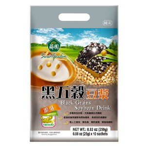 薌園 即溶 黑五穀豆漿 (25gx10入)/袋