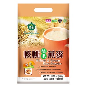 薌園 即溶 核桃糙米燕麥(30gx10入)/袋
