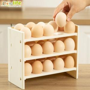 【Conalife】新升級折疊三層翻轉雞蛋盒