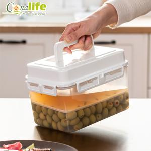 【Conalife】手提壓蓋式密封醃菜密封罐5L