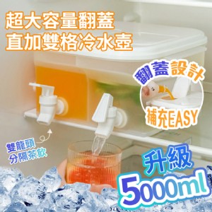 【輝鴻】超大容量翻蓋直加雙格冷水壺[PZF2421]