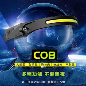 【輝鴻】戶外全視野COB環狀頭燈[PZF2693]