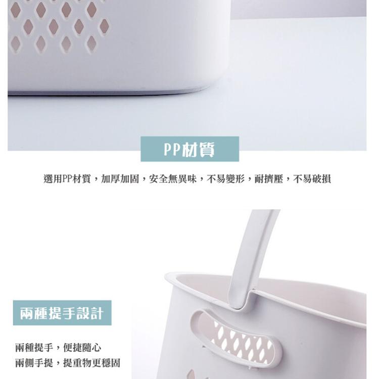 【DaoDi】日式雙層髒衣籃滑輪推車衣籃 /滑輪置物籃/洗衣籃推車/分類洗衣籃