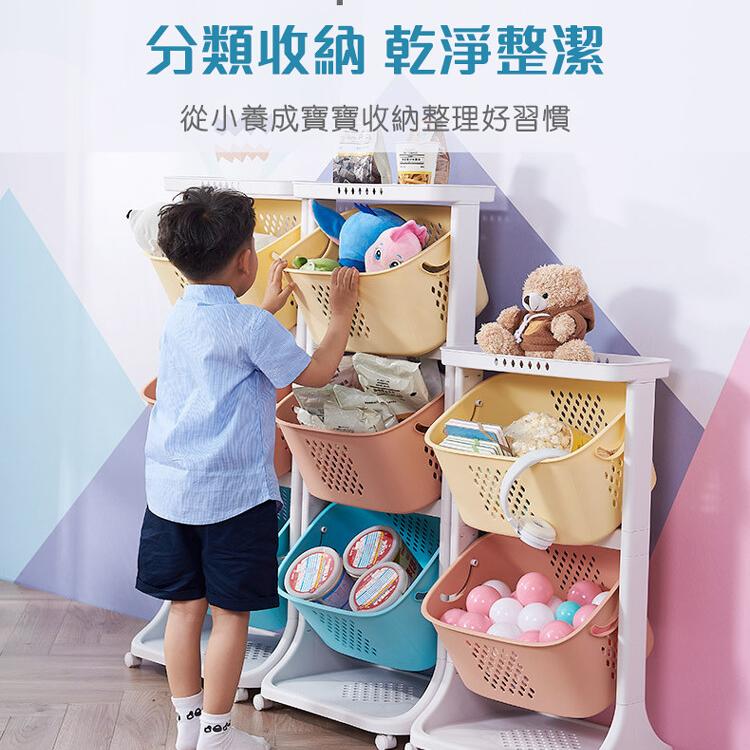 【DaoDi】日式雙層髒衣籃滑輪推車衣籃 /滑輪置物籃/洗衣籃推車/分類洗衣籃