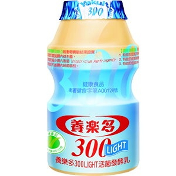 養樂多300LIGHT活菌發酵乳-10瓶