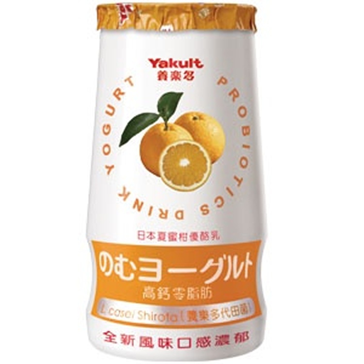 養樂多日本夏蜜柑高鈣優酪乳-8瓶