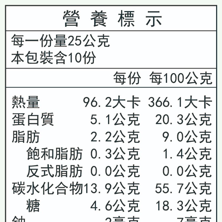 薌園 即溶 黑五穀豆漿 (25gx10入)/袋