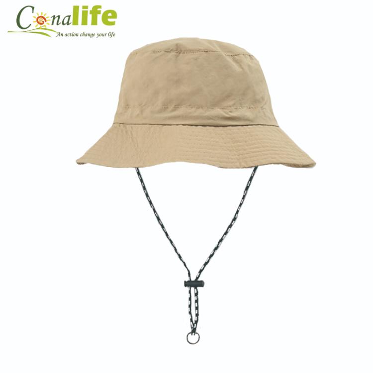【Conalife】男女百搭自帶收納大簷遮陽帽