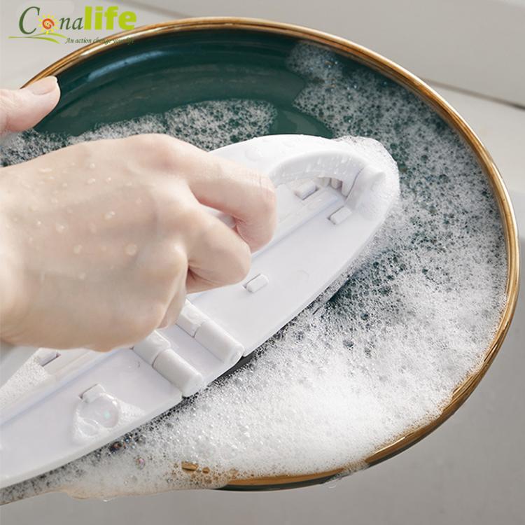 【Conalife】多功能可折疊擰水萬用海綿清潔刷