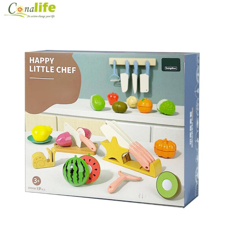 【Conalife】小主廚水果刀架21件套裝組