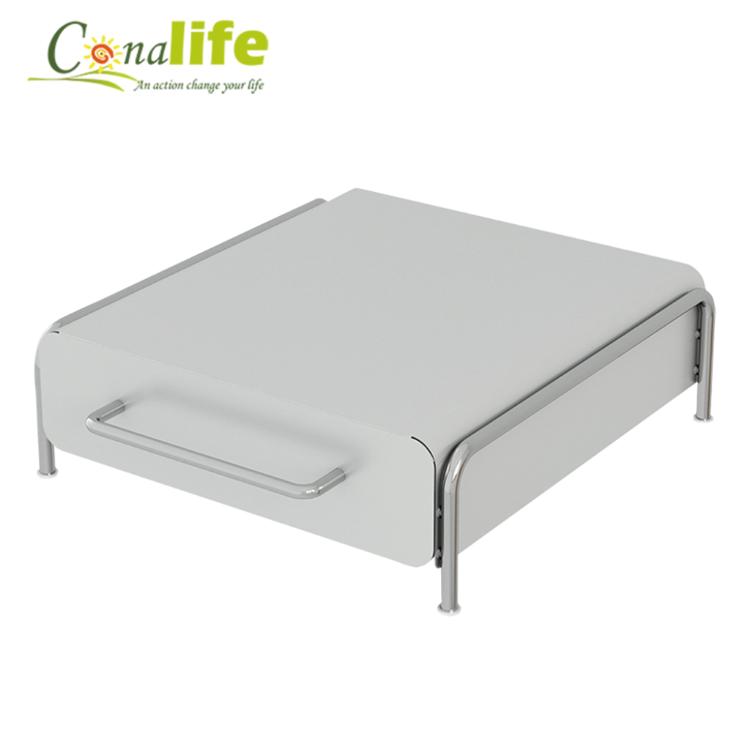 【Conalife】多用途小家電底座抽屜置物架
