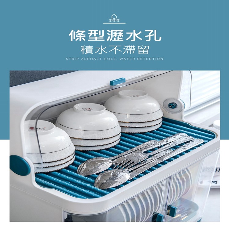 【輝鴻】廚房雙層碗盤瀝水置物架[PZF1902]