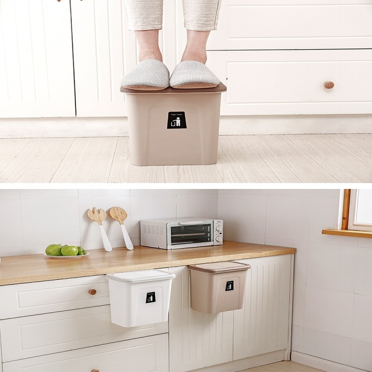 【輝鴻】廚房掛式推蓋垃圾桶[PZF1918]