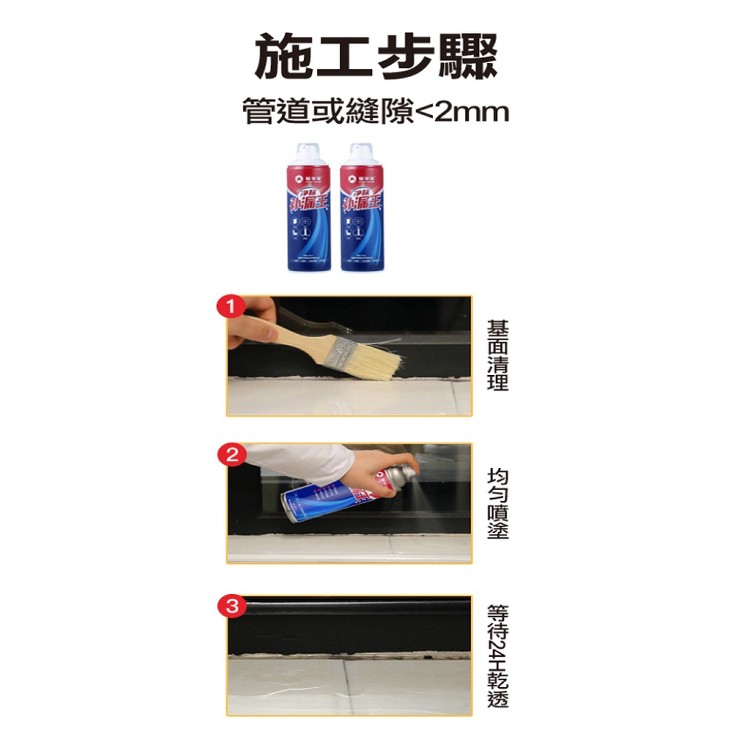 【輝鴻】高分子防水補漏填縫噴劑[PZF2078]