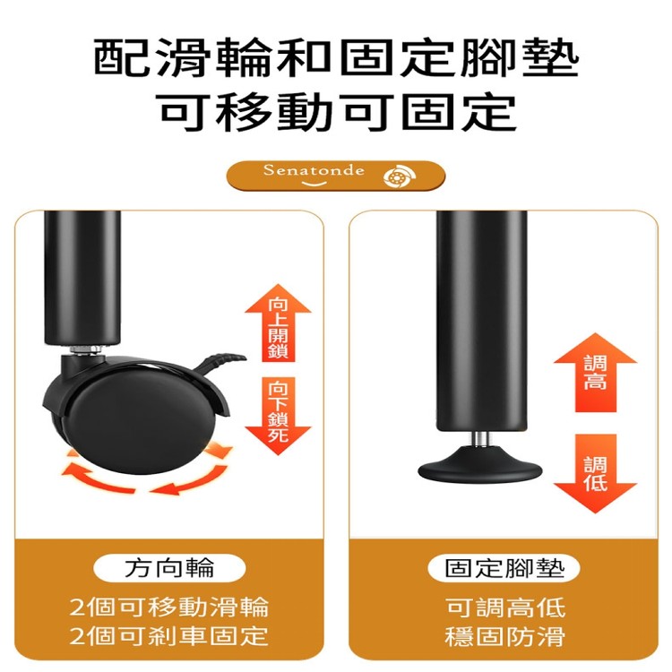 【輝鴻】大容量蔬果附輪旋轉置物架(圓款三層規格)[PZF2219]