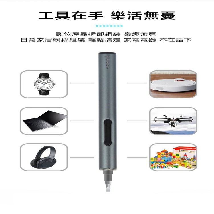 【輝鴻】充電USB電動螺絲起子59套裝組[PZF2238]