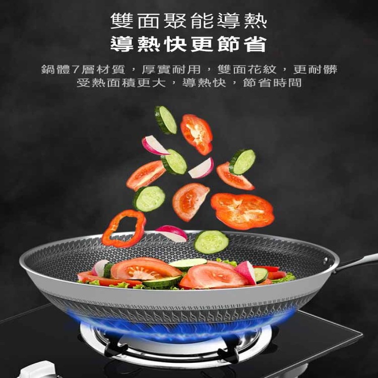 【輝鴻】新升級316不鏽鋼健康炒鍋[PZF2272]