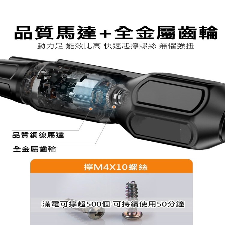 【輝鴻】大扭力USB電動螺絲起子[PZF2279]