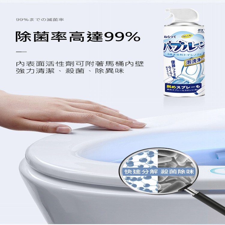 【輝鴻】日本超人氣馬桶泡泡除臭清潔劑[PZF2359]