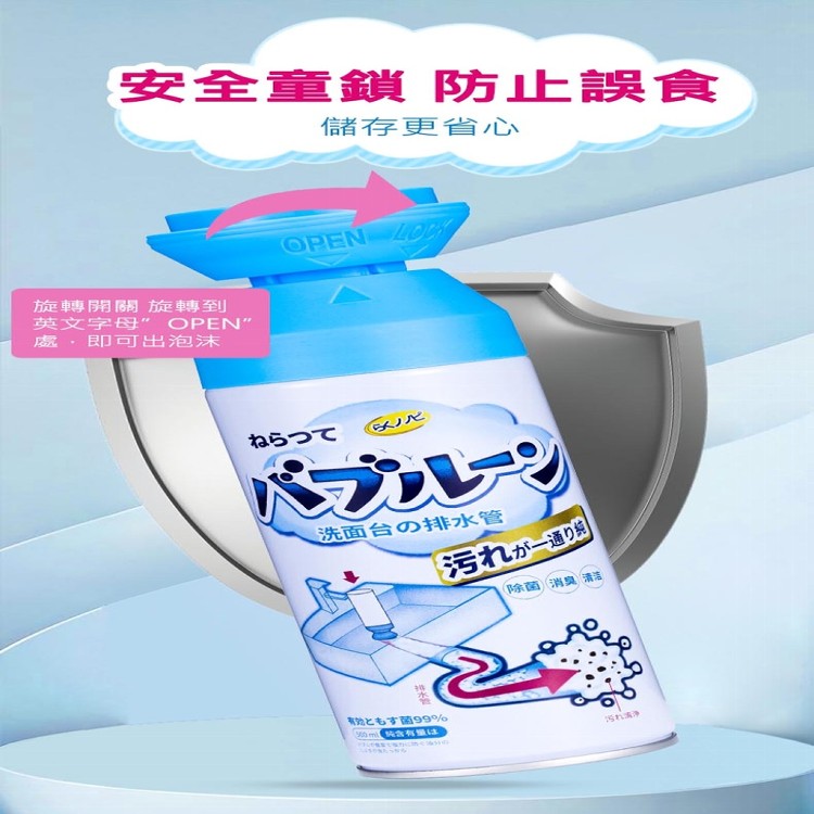 【輝鴻】日本超人氣管道奈米泡泡清潔劑[PZF2360]