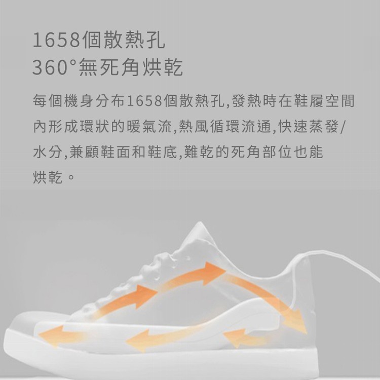 【輝鴻】USB智能除臭三檔定時烘鞋機[PZF2560]