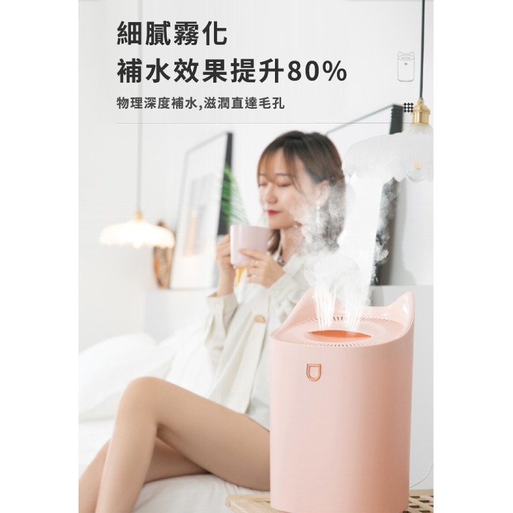 【輝鴻】大容量雙噴頭七彩香薰加濕器[PZF2471]