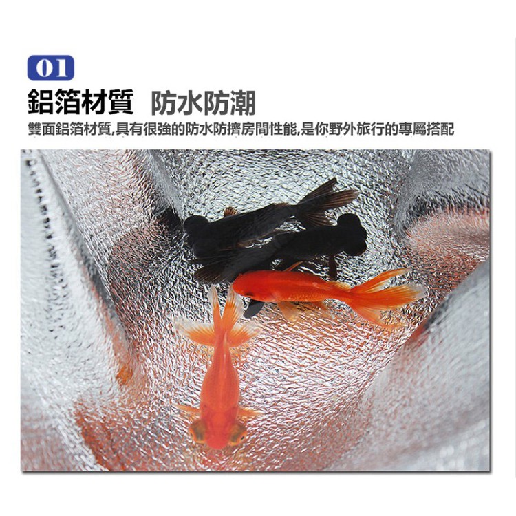 【輝鴻】雙面鋁箔加大加厚款防潮墊(大款)[PZF2632]