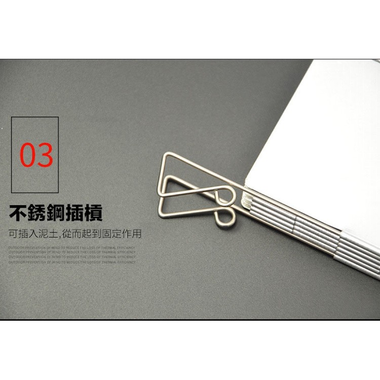 【輝鴻】戶外露營輕量便攜摺疊擋風板[PZF2585]