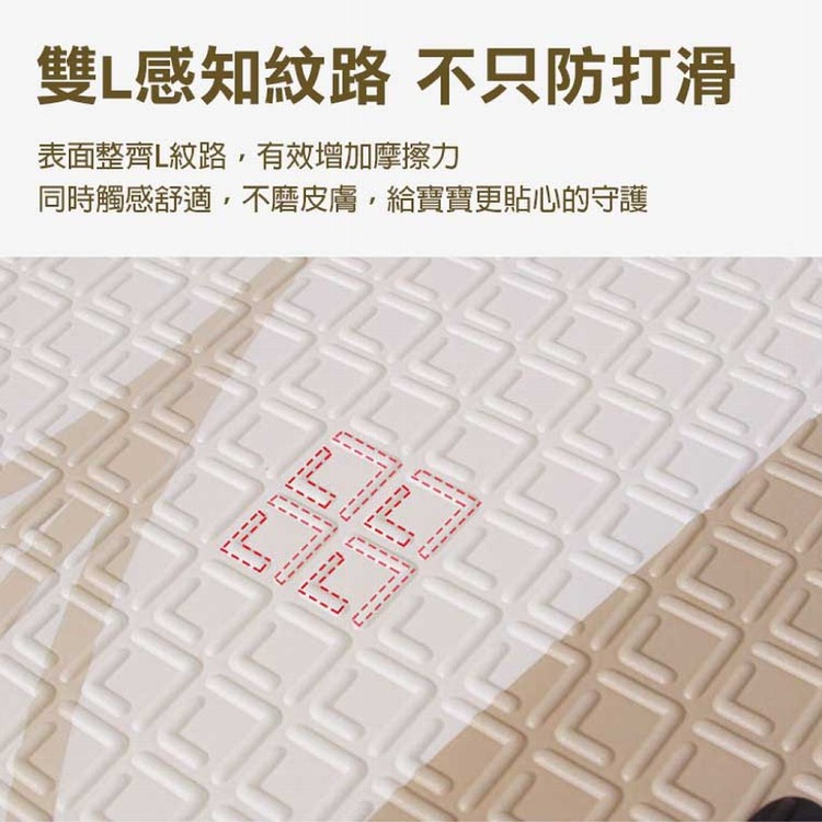 【輝鴻】寶寶爬行防撞防跌折疊地墊[PZF2659]