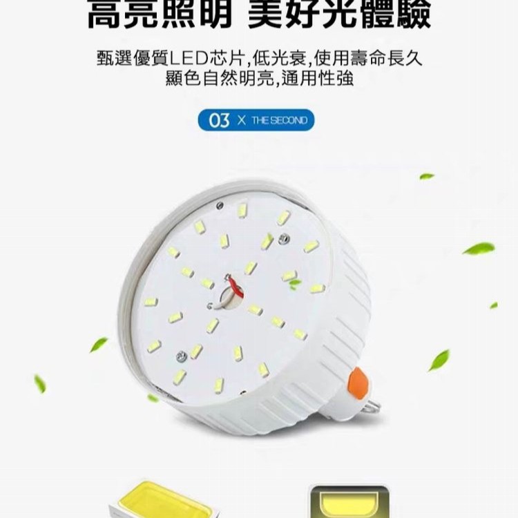 【輝鴻】USB充電戶外照明LED燈泡[PZF2665]