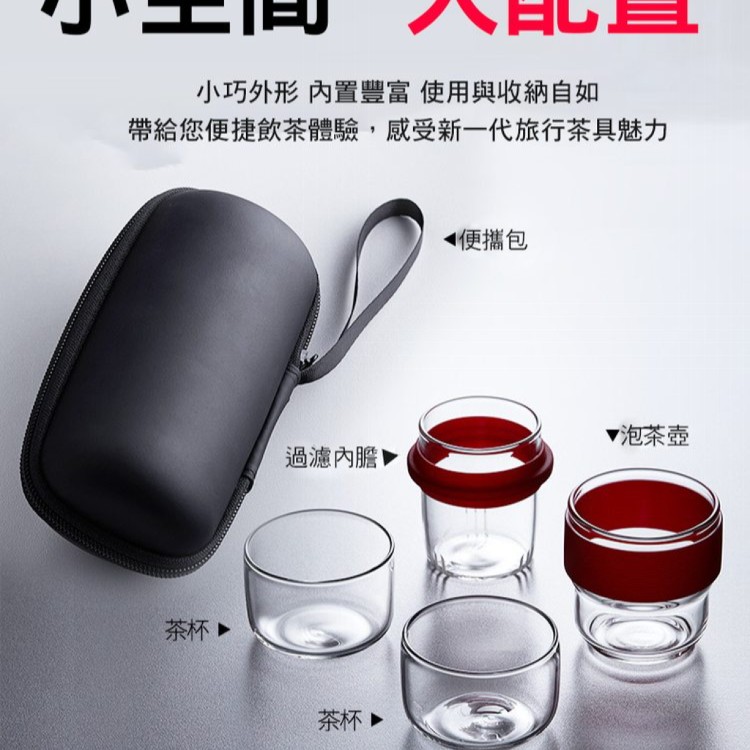 【輝鴻】品茗旅用便攜茗茶套組[PZF2868]