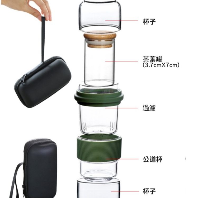 【輝鴻】品茗旅用便攜茗茶套組[PZF2868]