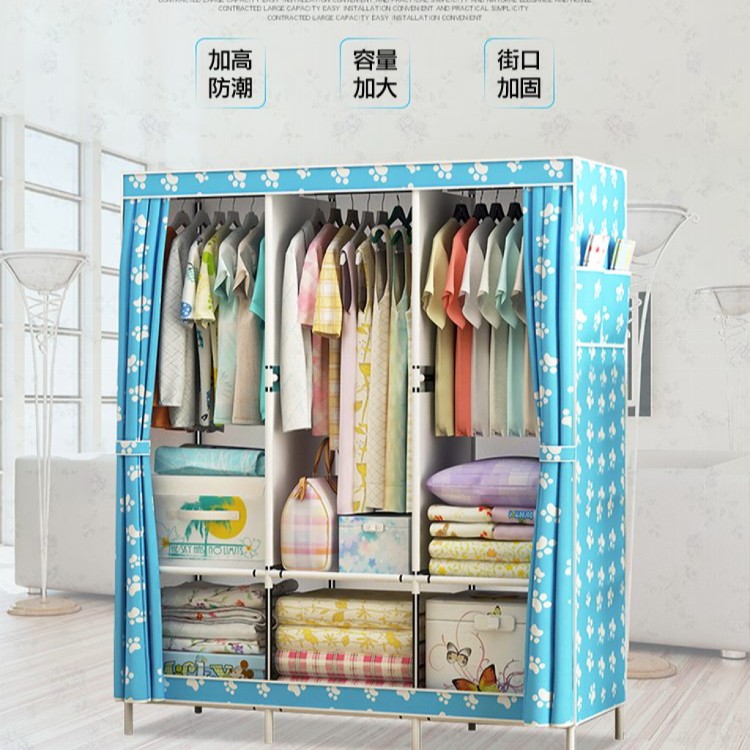 【輝鴻】加大加寬三掛組合式衣櫃櫥[PZF2656]