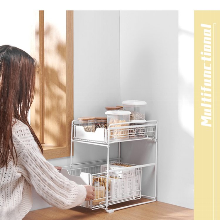 【輝鴻】抽屜式雙層水槽置物架[PZF2672]