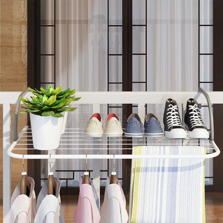 【輝鴻】加大折疊式多功能用途曬衣架(大號)[PZF2771]