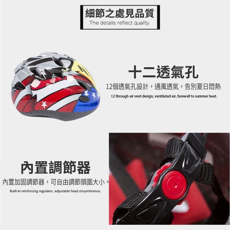 【輝鴻】兒童專用自行車可調式安全帽[PZF2817]